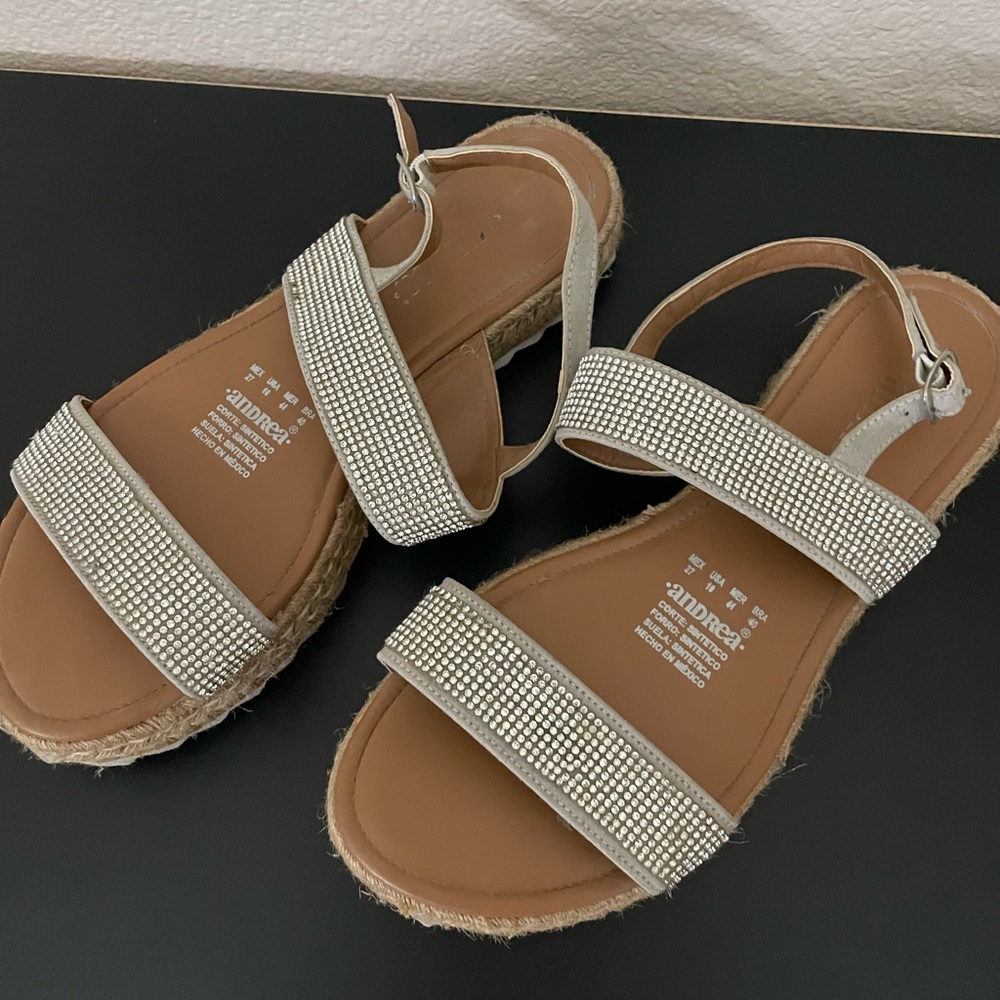 Women's Silver Sandals